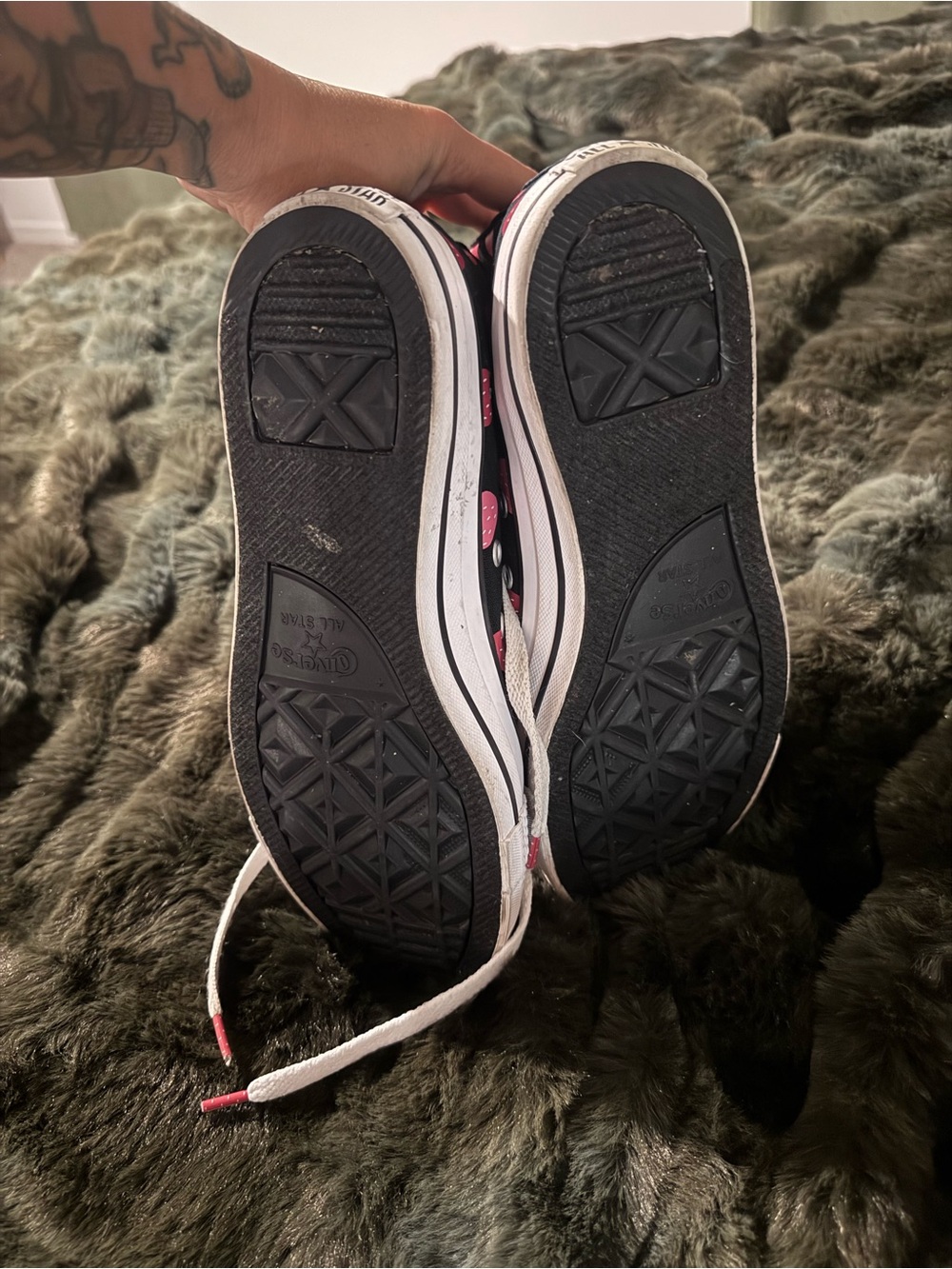 Converse Chuck Taylor All Star Strawberry Print High Top Sneakers ๐ - Picture 8 of 9